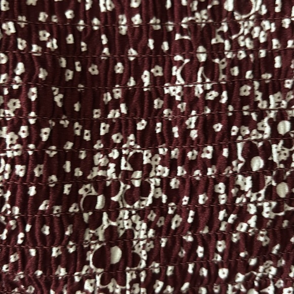 L.A. Hearts PacSun woman’s xs cropped ribbed top maroon - Picture 2 of 3